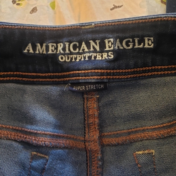 00 Short Super Stretch Kick Boot American Eagle Jean - Picture 3 of 9